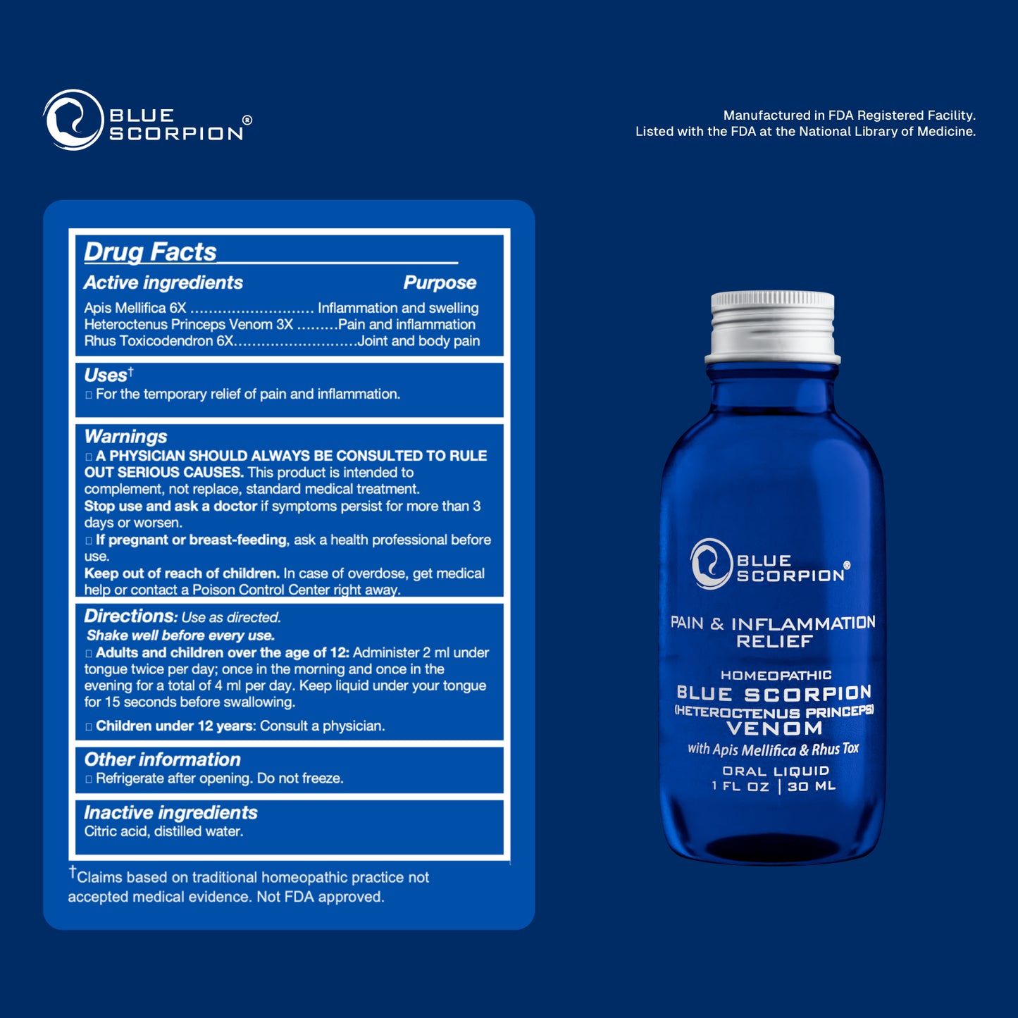 Pain & Inflammation Relief - 1oz
