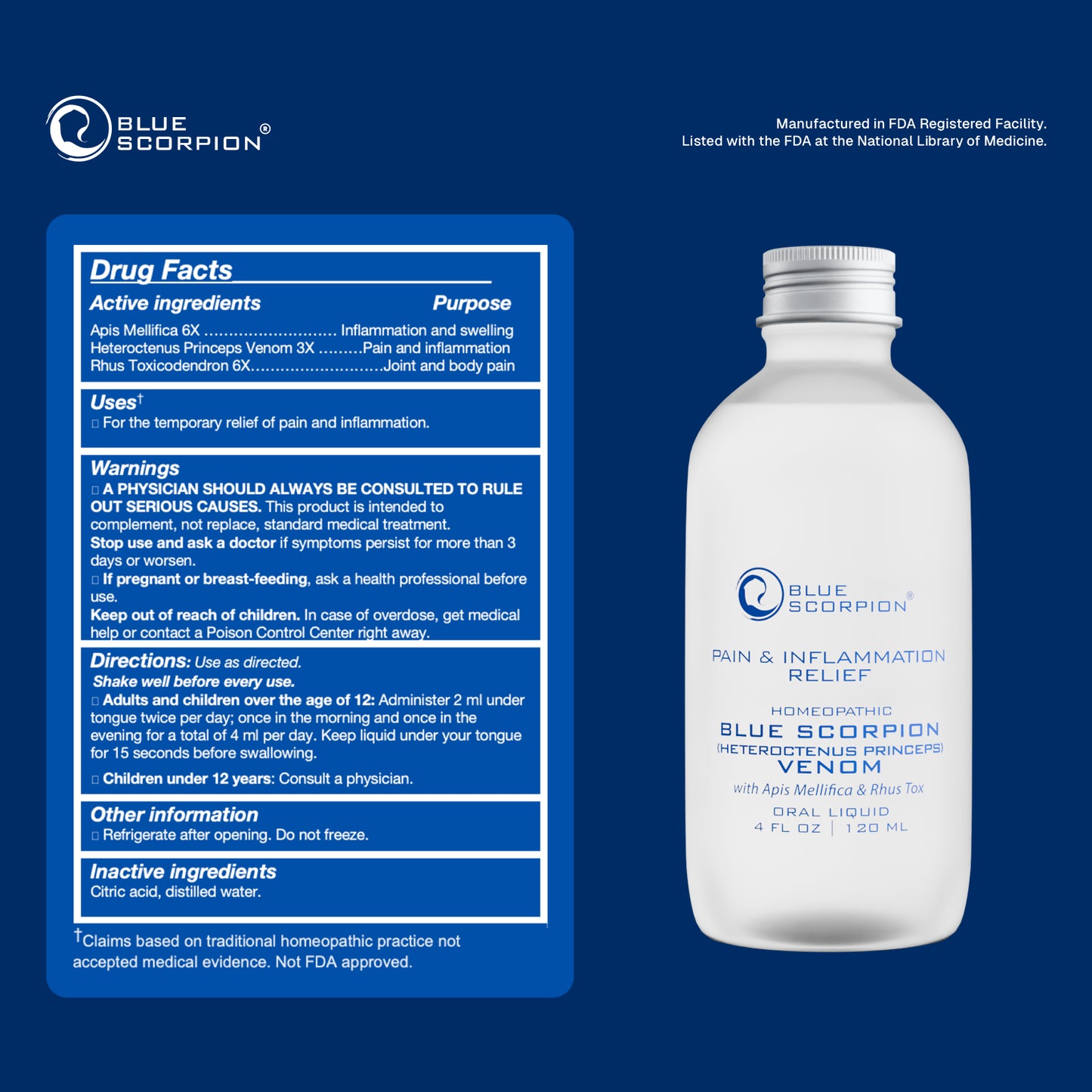 Pain & Inflammation Relief - 4oz